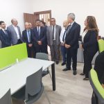 Visite de Monsieur le Ministre le 10 juin au Pôle Digital pour s'informer du bon démarrage des 4 centres du Pôle : Centre d’Agriculture Digitale, Observatoire de la Sécheresse, Coopération Sud-Sud et Centre d'Inclusion des Femmes au Foncier.